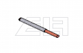 Copper rod short insulated