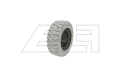 Solid rubber tires