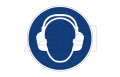 Aufkleber „Gehörschutz benutzen“ - 21389825
