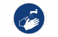 Sticker "Wash hands" - 21389842
