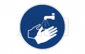 Sticker „Wash hands“ - 21389873