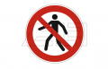 Aufkleber „Für Fußgänger verboten“ - 21389901