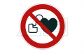 Aufkleber „Kein Zutritt für Personen mit Herzschrittmachern und i - 21389907
