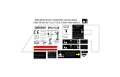 Control panel labels