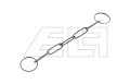 Drag chain rep. connector