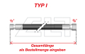 Type I gas hose, 1/2“–5/8”