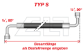 Type S gas hose, 1/2“-1/2”