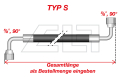 Type S gas hose, 5/8“–5/8”