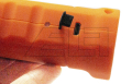 Magnet-Handlampe orange - 371311