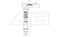 Rocker arm - locking FEM 1+2 / ø=15mm until 2008 - 456043