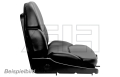 Driver seat w. switch/belt/armrests - 458498