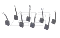 Carbon brush set