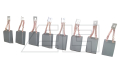 Carbon brush set