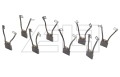 Carbon brush set