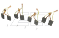 Carbon brush set