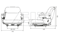 Sears 1500 Fahrersitz - Kunstleder - 667952
