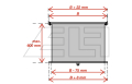 Sun roller blind 1100mm opaque - 803961