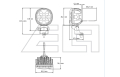 LED-Warnzonenleuchte Modell 4415 rot - 823163